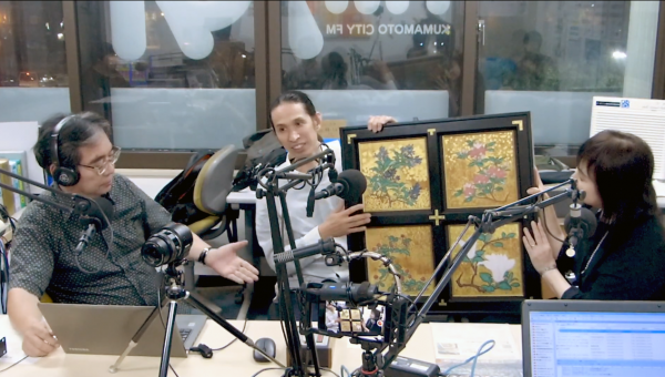 熊本の文化財保護に励まれているNPOくまもと文化財プロジェクトの大塚様ご夫妻をお迎えしてのお話。