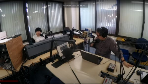 メンテナンス入院中の長江さんを繋いでの放送